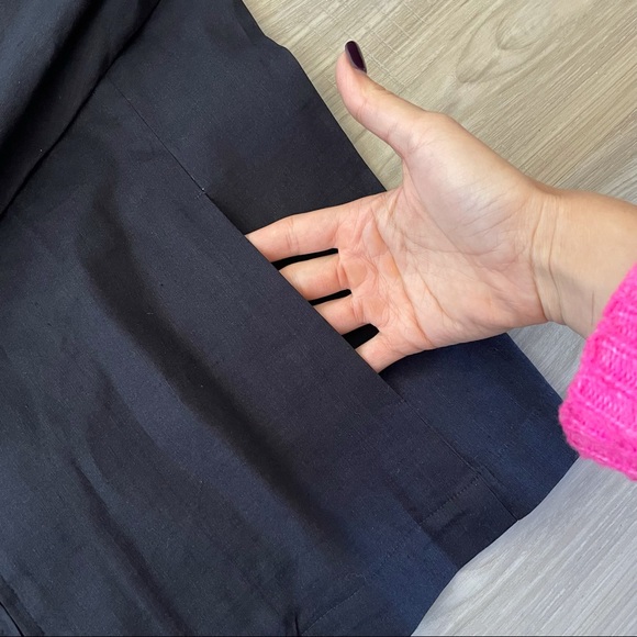 Eileen Fisher Double Breasted Linen Blend Jacket Shacket - Picture 4 of 8